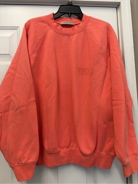 Essentials Coral Crewneck Sweatshirt - unisex